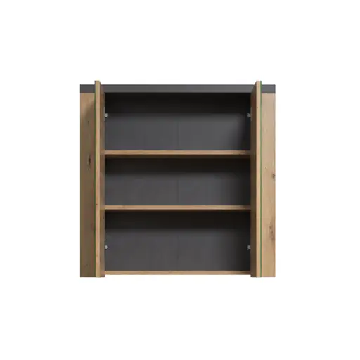 Spiegelschrank - B ca. 79 cm, Eiche Dekor, Spiegel