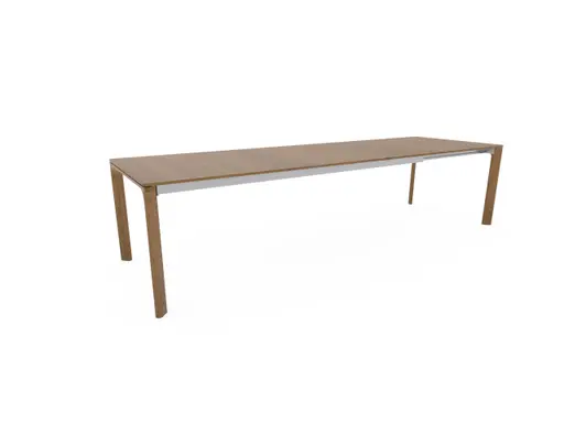 Esstisch 3400 - ausziehbar, LB ca. 220x100cm, Asteiche massiv