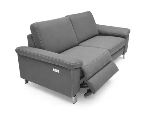 Sofa CALM PLUS - 3-Sitzer, 2x Relaxfunktion, Stoff, Anthrazit