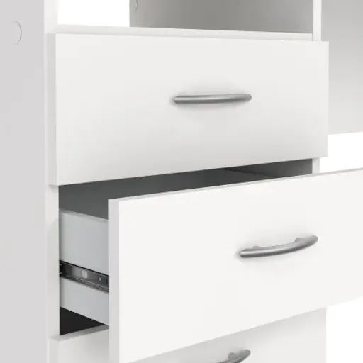 Schreibtisch - LB ca. 120x48 cm, Weiß