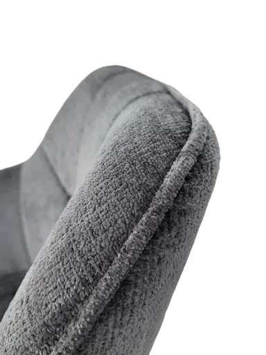 Armlehnstuhl MARLE - drehbar, Stoff, Anthrazit