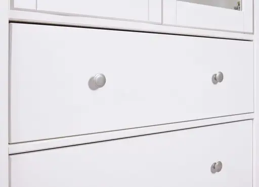 Vitrine - B ca. 82 cm, Weiß