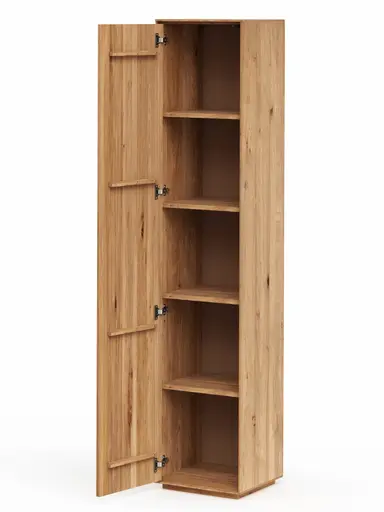 Vitrine Saratoga - links, Wildeiche massiv, natur geölt