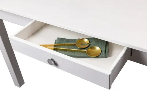 Esstisch - LB ca. 145x80 cm, Weiß