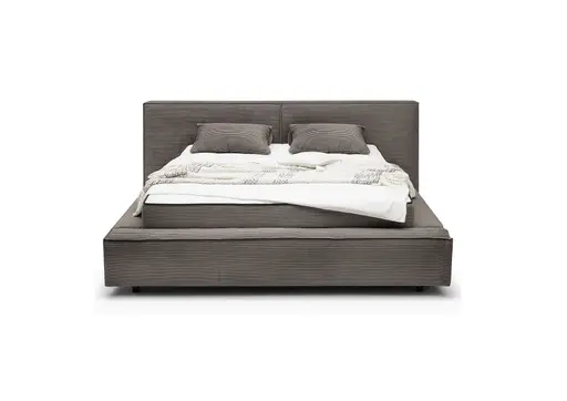 Polstergestell- Liegefläche ca. 180x200 cm, Stoff, Mocca