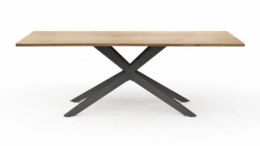 Esstisch Nayara - LB ca. 220x100 cm, Münsterland-Eiche massiv, geölt