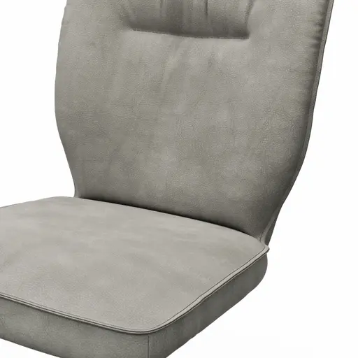 Stuhl Westmore -  drehbar, Stoff, Silberfarben