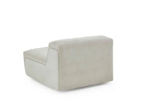 Sessel - inkl. Kissen mit Rolle, Stoff, Natur