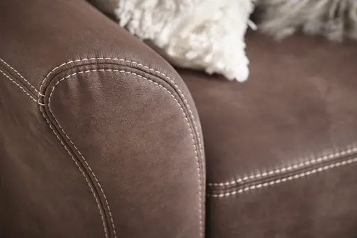 Sofa Canterbury - 2,5-Sitzer, Stoff, Dunkelbraun