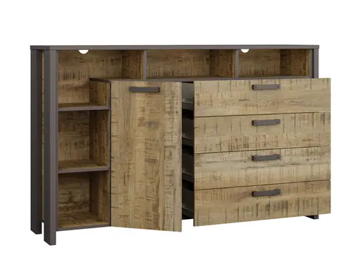 Sideboard FEA- Mango, Grau