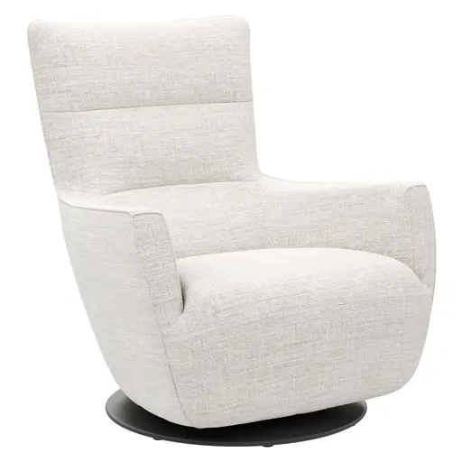 Sessel Lilaia - inkl. Dreh- und Wippfunktion, Stoff, Kaschmir