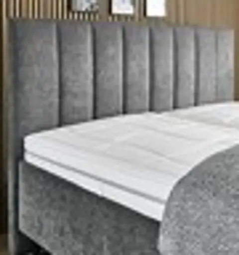 Polsterbett - Liegefläche ca. 180x200 cm, Stoff, Anthrazit