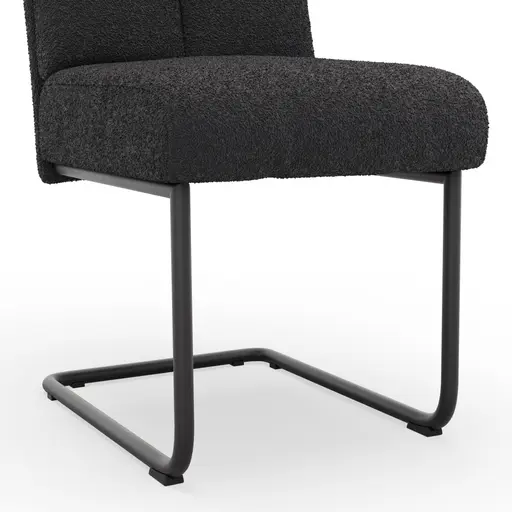 Freischwinger Ravina - Stoff, Anthrazit