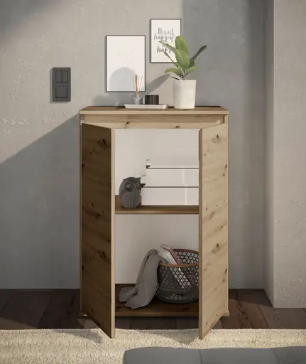 Kommode - B ca. 60 cm, Artisan Eiche Nachbildung