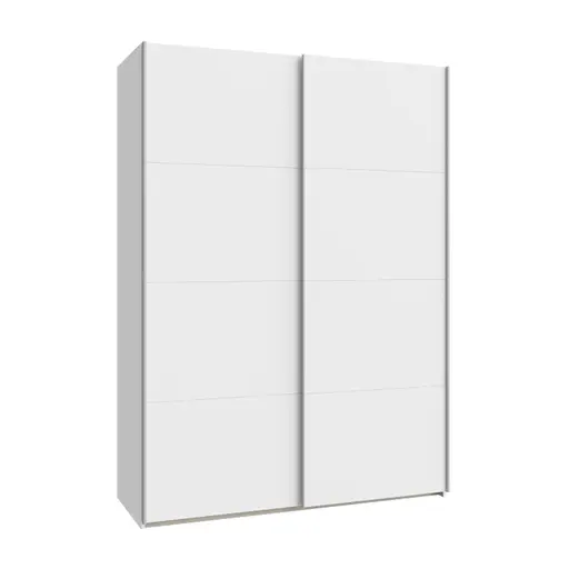 Schwebetürenschrank FREDDY 2- B ca. 150 cm, Weiß
