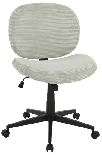 Drehstuhl - höhenverstellbar, Cord, Mint