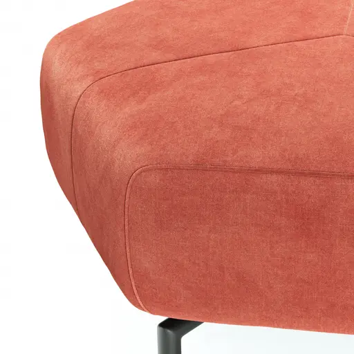 Hocker Franz - Stoff, Pfirsich