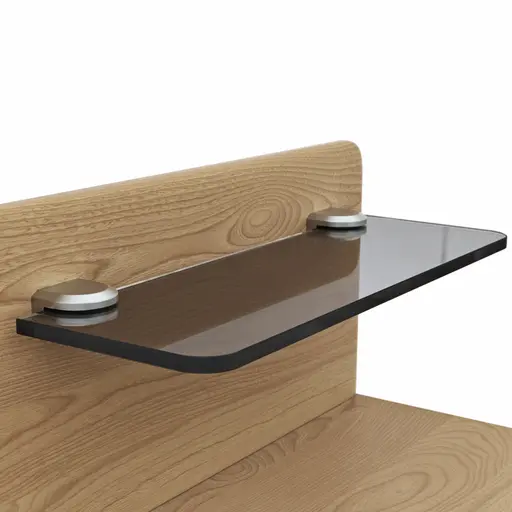 Nachtkommode Lenoso - Glas Champagner