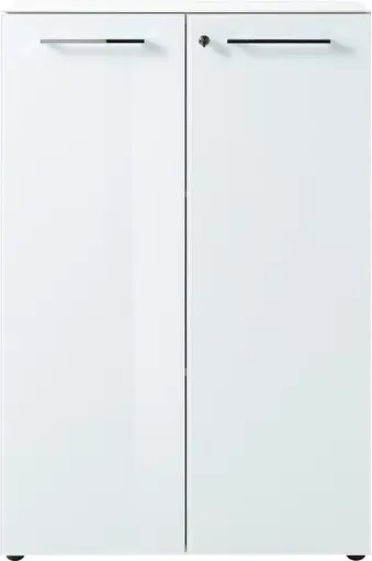 Aktenschrank GWEN - B/H/T ca. 80x120x37 cm, Weiß