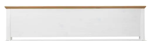 Bettgestell - Liegefläche ca. 180x200 cm, Weiß, Oak Colori