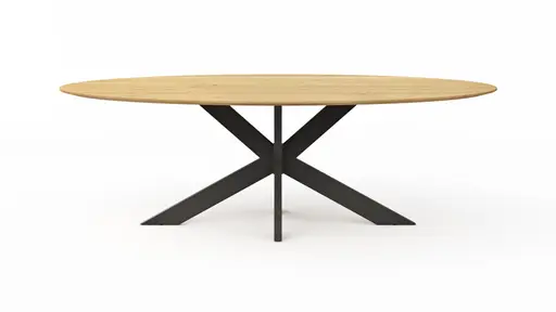 Esstisch Phoenix - LB ca. 240x110 cm, Eiche massiv, oval