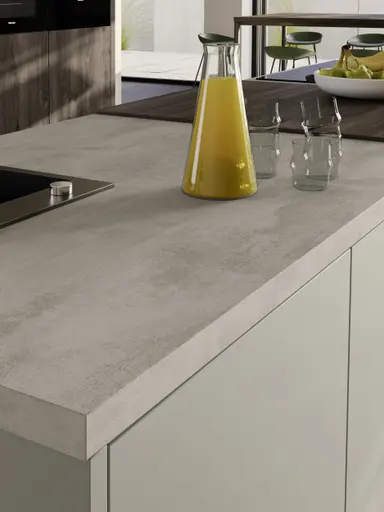 Inselküche 51.210 CO 3 524, Kieselgrau