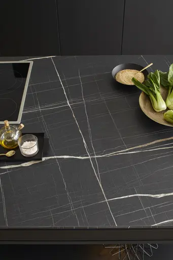 Inselküche 56.210 GL 3 521, Onyxschwarz