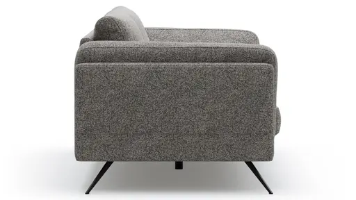 Sofa Valdemoro - 3-Sitzer, Stoff, Grau
