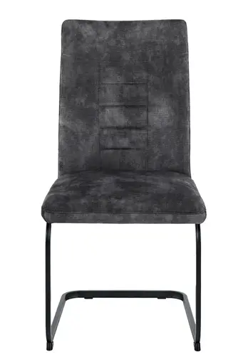 Freischwinger - Stoff, Vintage Anthrazit