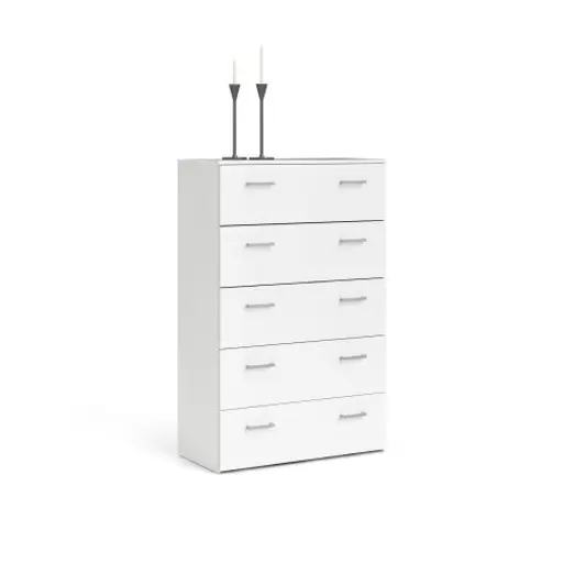 Kommode - B ca. 74 cm, Weiß