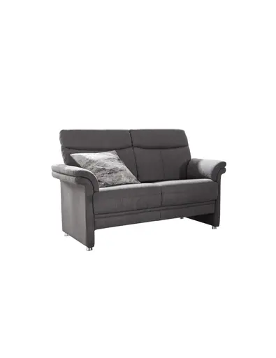 Sofa EM Lech - 2-Sitzer, Stoff, Anthrazit