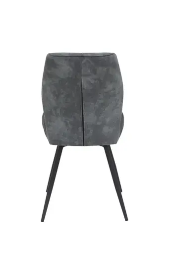 Stuhl - drehbar, Stoff, Vintage Anthrazit
