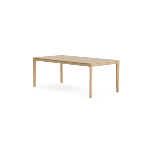 Esstisch Arialto - LB ca. 220x100 cm, ausziehbar, Asteiche massiv, Milk