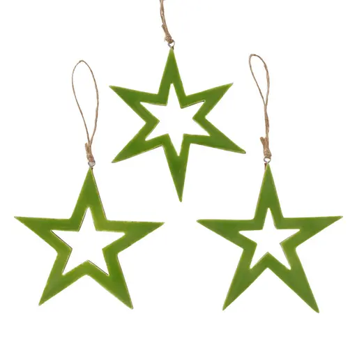 Weihnachtshänger - HBT ca. 12x12x1 cm, Grün