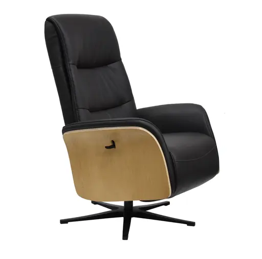 TV-Sessel MARCES - drehbar, Relaxfunktion, Kopfteilverstellung, Leder, Schoko