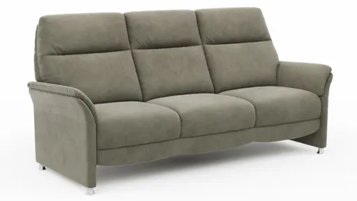 Sofa Bogota - 3-Sitzer, Stoff, Schlammgrün