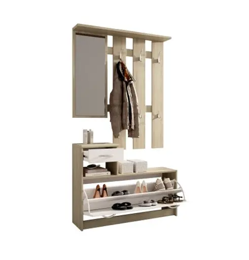 Garderobe - Sonoma, Weiß