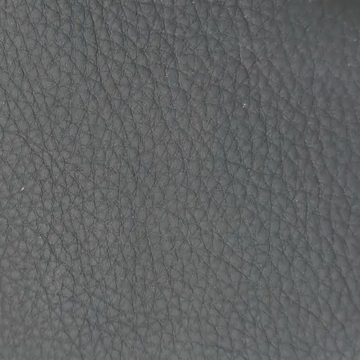 Armlehnstuhl MELE - drehbar, Leder, Schwarz