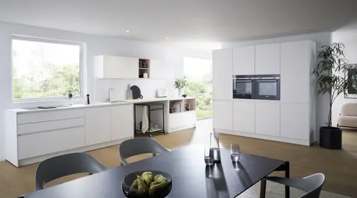 Wohnküche 56.210 CO 4 523, Kristallweiß matt 