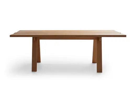 Esstisch Mileto - LB ca. 220 x 100 cm, Asteiche massiv, Geölt, Naturdesignplatte