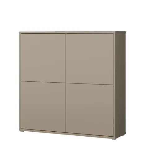 Kommode FAID- B ca. 124 cm, Taupe