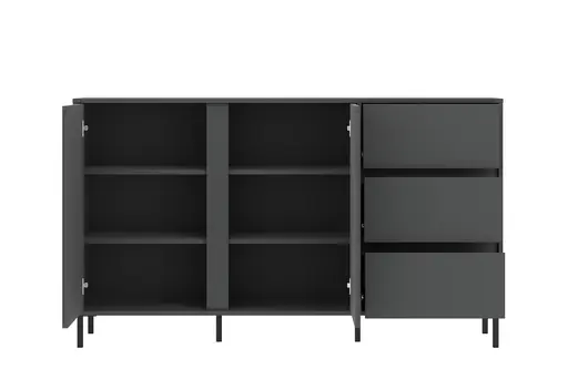 Sideboard - B ca. 158 cm, Anthrazit