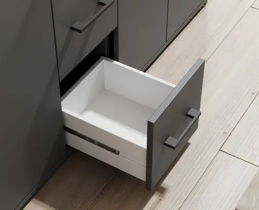 Highboard - B ca. 139 cm, Anthrazit