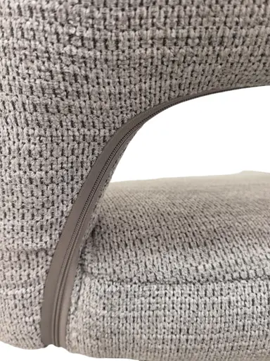 Armlehnstuhl MARESA - drehbar, Stoff, Silberfarben