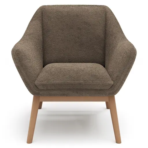 Sessel Karasu - Posh, Stoff, Taupe