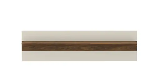 Wandboard - B ca. 180 cm, Kaschmir, Nussbaum Nachbildung