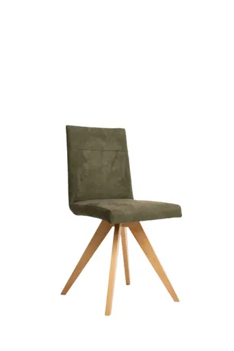 Stuhl - Stoff, Schlammgrün