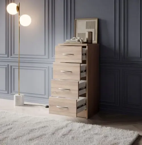 Kommode - B ca. 38 cm, Sonoma Eiche Nachbildung