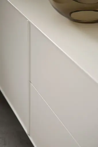 Sideboard Casello - BHT ca. 225x74x47 cm, Lack Matt, Olivgrün