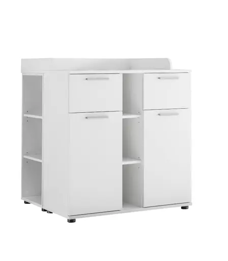 Wickelkommode- inkl. Auflage, Weiß